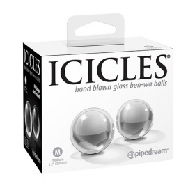 PALLINE ICICLES NO.42 MEDIUM GLASS BEN-WA BALLS