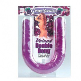 Veined Double Dong Jelly Grape Scented