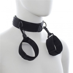 Costrittivo easy cuffs collar arms restraint black