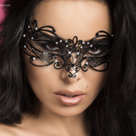 Maschera filigranata con strass. " 1 "