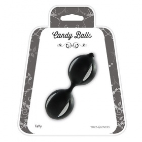 PALLINE CANDY BALLS TAFFY BLACK