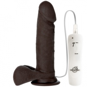 VIBRATORE REALISTICO THE VIBRO REALISTIC COCK 6 BLACK