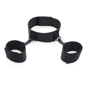 Costrittivo easy cuffs collar arms restraint black