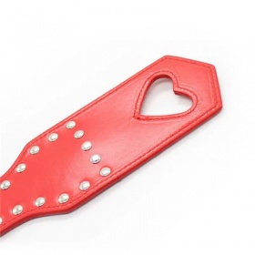 Sculacciatore Heart paddle Red