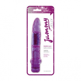 VIBRATORE DAZZLY GLITTER PURPLE