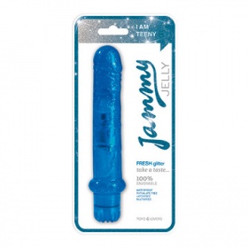 VIBRATORE JAMMY JELLY FRESH GLITTER BLUE