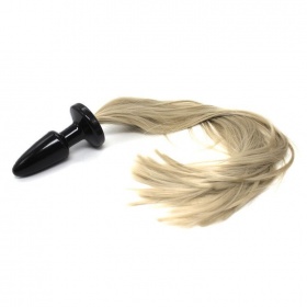 PLUG ANALE LONG HORSE TAIL BLONDE