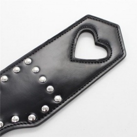 Sculacciatore heart paddle black