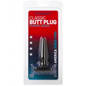 PLUG ANALE BUTT  SMOOTH CLASSIC SMALL BLACK