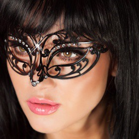 Maschera filigranata con strass. " 2 "