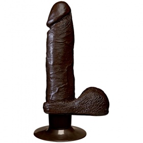 VIBRATORE ULTRAREALISTICO REALISTIC COCK VIBRATING 6 BLACK