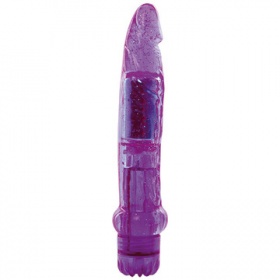 VIBRATORE DAZZLY GLITTER PURPLE