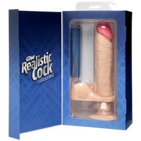 VIBRATORE ULTRAREALISTICO REALISTIC COCK VIBRATING 8'' WHITE