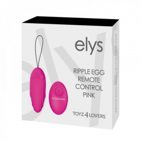 OVETTO VIBRANTE ELYS RIPPLE EGG REMOTE CONTROL PINK