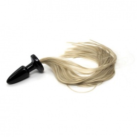 PLUG ANALE LONG HORSE TAIL BLONDE