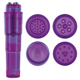 STIMOLATORE CLITORIDEO MULTITESTINA PURPLE PULSY