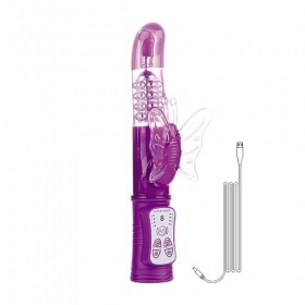 VIBRATORE RABBIT BUTTERFLY PURPLE