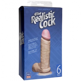 FALLO REALISTICO THE REALISTIC COCK WHITE 6