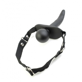 MORSO CON FALLO BALL GAG WITH DONG