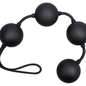 Palline vaginali black balls velvet 4