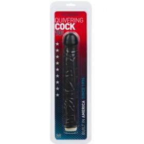 Quivering Cock 10-Inch - Black