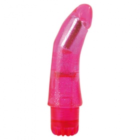 VIBRATORE JAMMY JELLY TRENDY GLITTER PINK