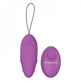 Ovetto vibrante elys ripple egg remote control purple